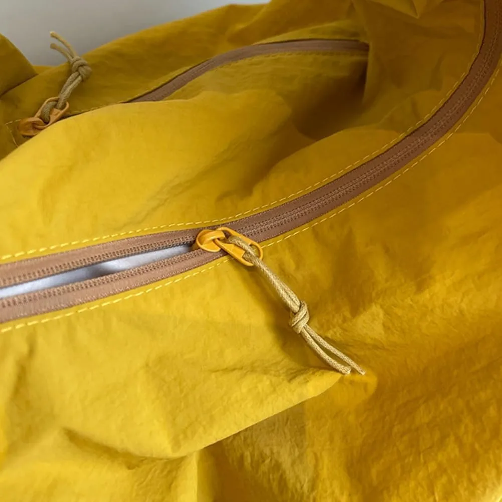 Large Hobo Bag Nylon Shoulder Purse for Women Trendy Tote Handbag Underarm Purse Versatile Slouchy Hobo Bag for Travel Sport