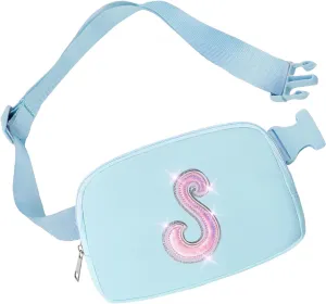 Leather Letter Belt Bag Cute Crossbody Bags Travel Fanny Waist Pack Trendy Stuff Christmas Birthday Gifts for Girls