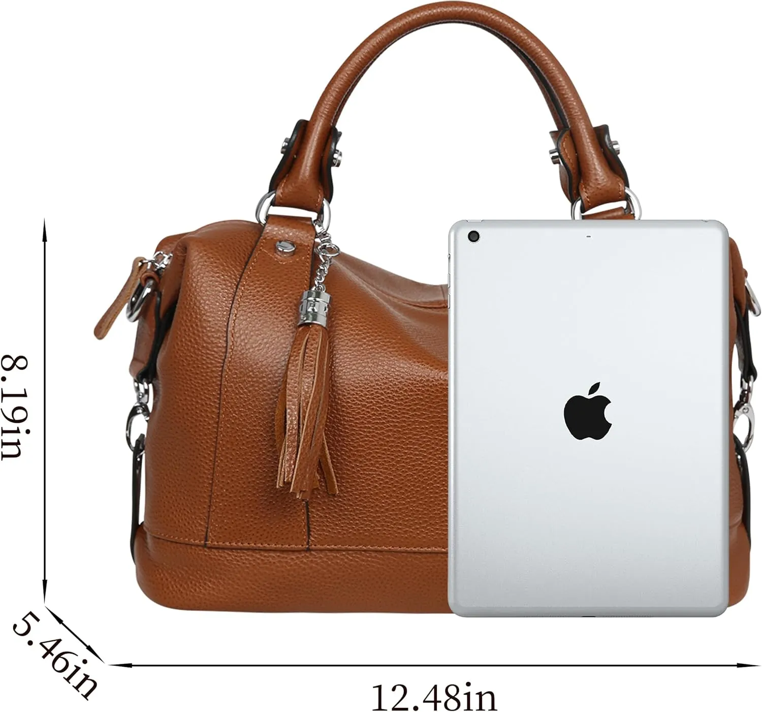Leather Purses for Women Shoulder Handbags Satchel Bag Tote Bags Designer Crossbody Bag Hobo Purse (light Blue)