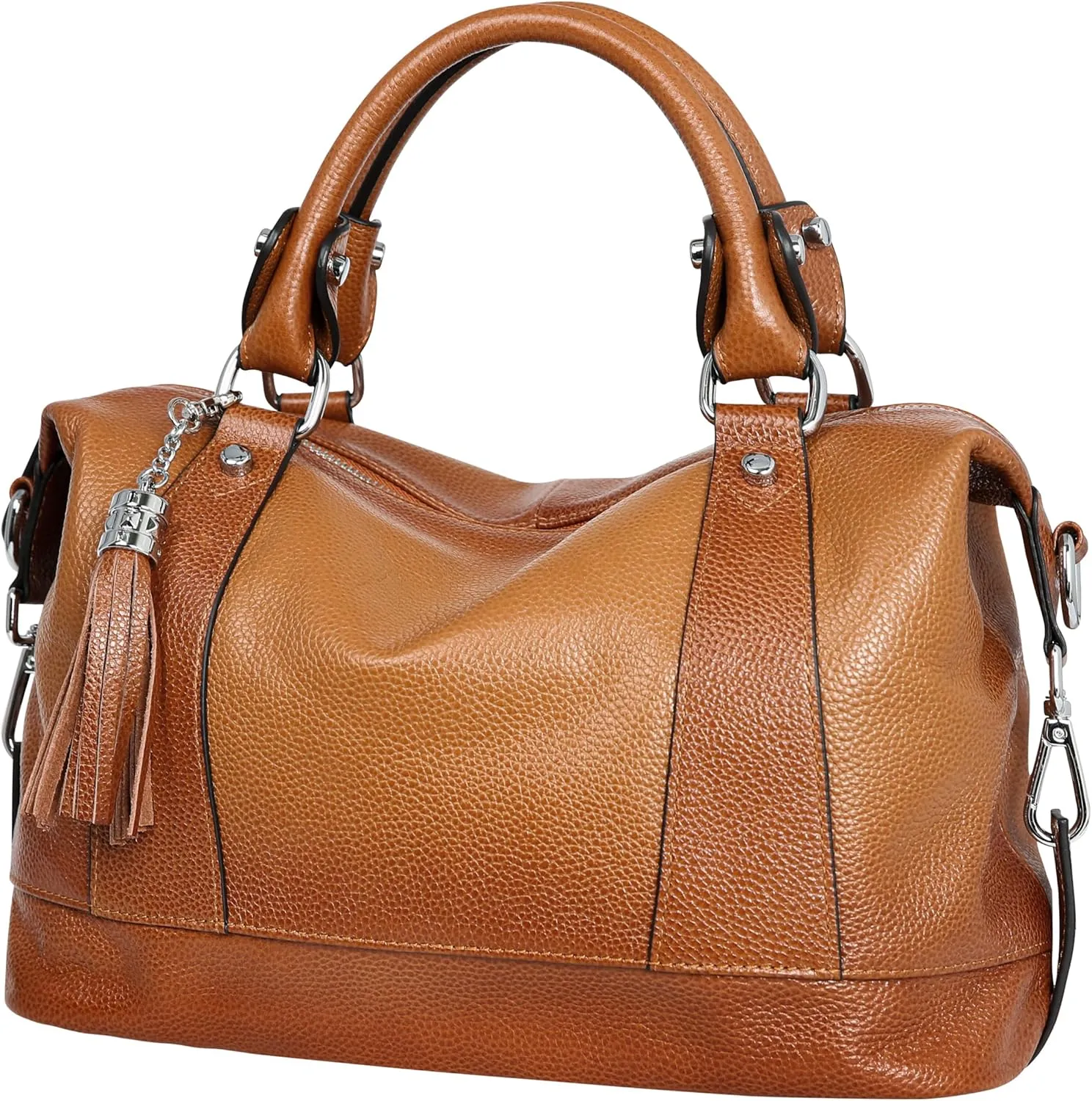 Leather Purses for Women Shoulder Handbags Satchel Bag Tote Bags Designer Crossbody Bag Hobo Purse (light Blue)