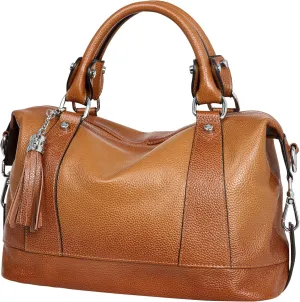 Leather Purses for Women Shoulder Handbags Satchel Bag Tote Bags Designer Crossbody Bag Hobo Purse (light Blue)