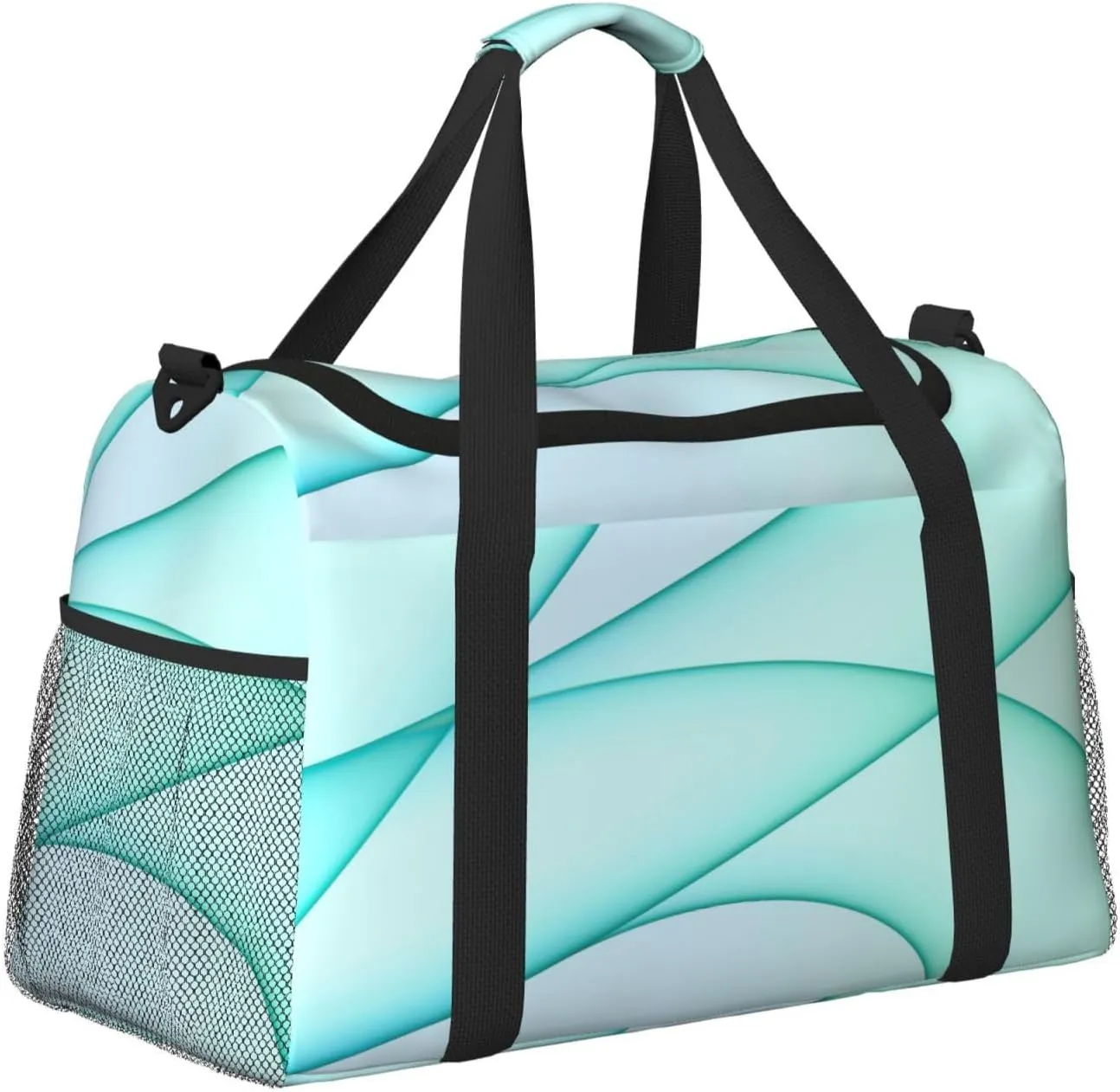 Light Green Imac Travel Duffel Bag Large Foldable Waterproof Overnight Bag For Beach Swim Bags Pool Sports Gym