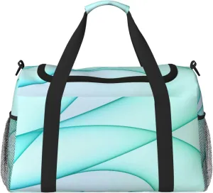 Light Green Imac Travel Duffel Bag Large Foldable Waterproof Overnight Bag For Beach Swim Bags Pool Sports Gym