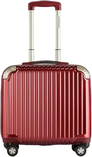 Light Suitcase Hardside Expandable Spinner Wheel ABS Luggage, TSA Locks PC Lightweight Suitcases Wheeled Luggage(A,16in)