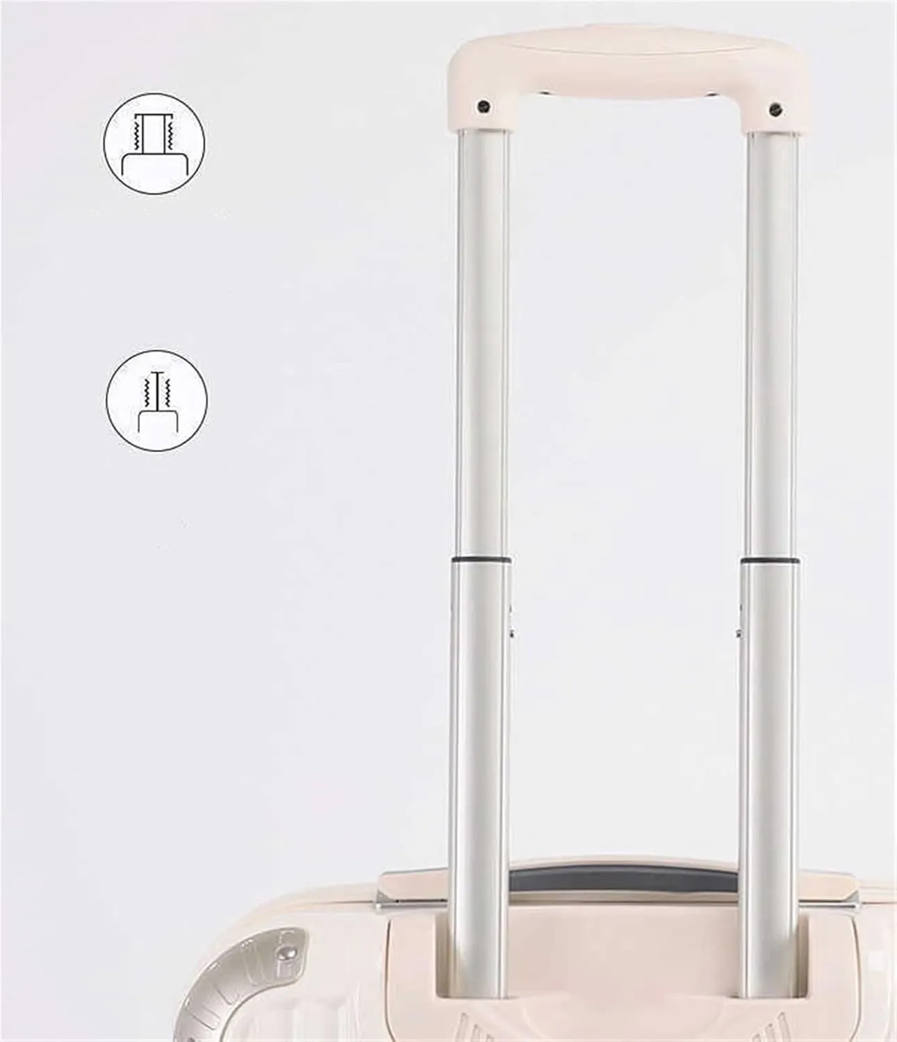 Light Suitcase Hardside Expandable Spinner Wheel ABS Luggage, TSA Locks PC Lightweight Suitcases Wheeled Luggage(A,16in)