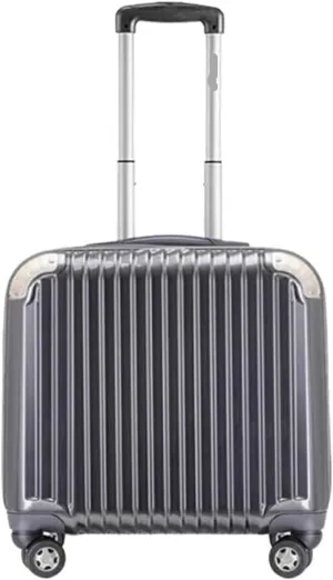 Light Suitcase Hardside Expandable Spinner Wheel ABS Luggage, TSA Locks PC Lightweight Suitcases Wheeled Luggage(C,16in)