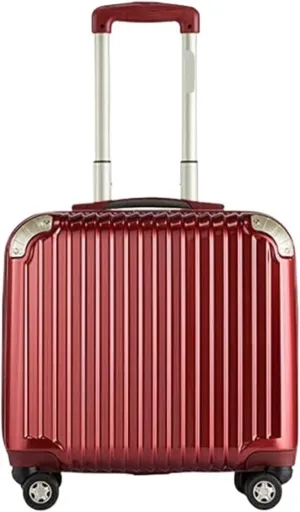 Light Suitcase Hardside Expandable Spinner Wheel Luggage, TSA Locks PC Lightweight Suitcases Luggage Wheeled Luggage (Color : A, Size : 18inch)