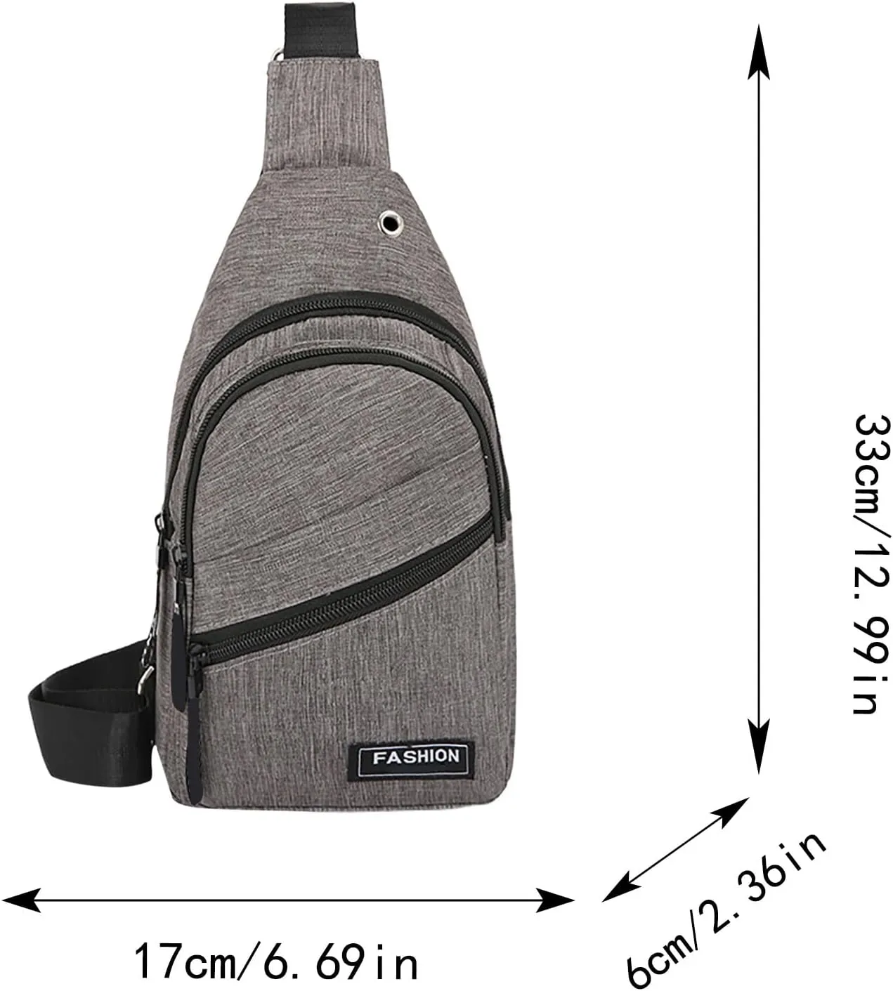 Lightweight Small Crossbody Bag for Women Men Multi Pocket Crossbody Purses Shoulder Handbags Passport Holder