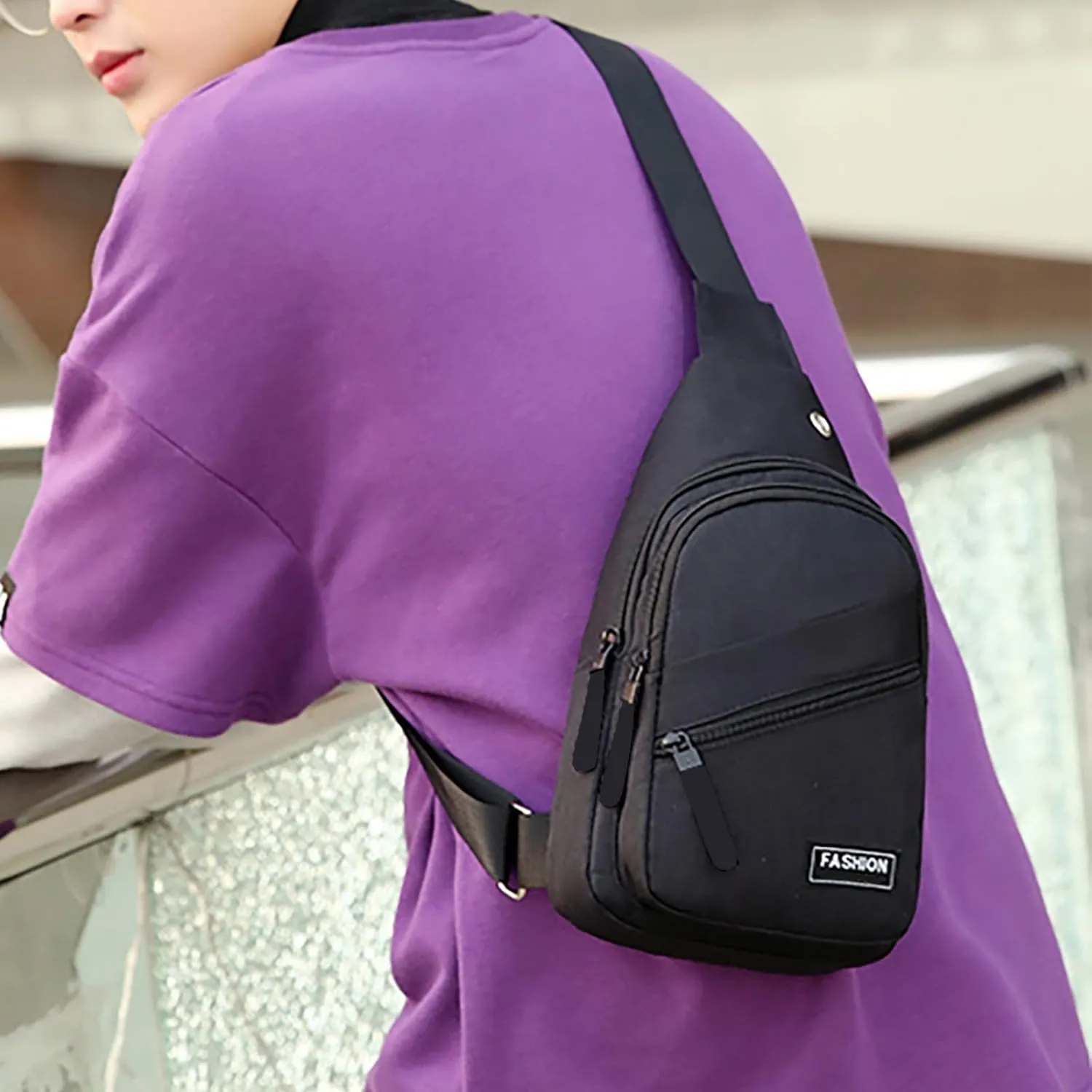Lightweight Small Crossbody Bag for Women Men Multi Pocket Crossbody Purses Shoulder Handbags Passport Holder