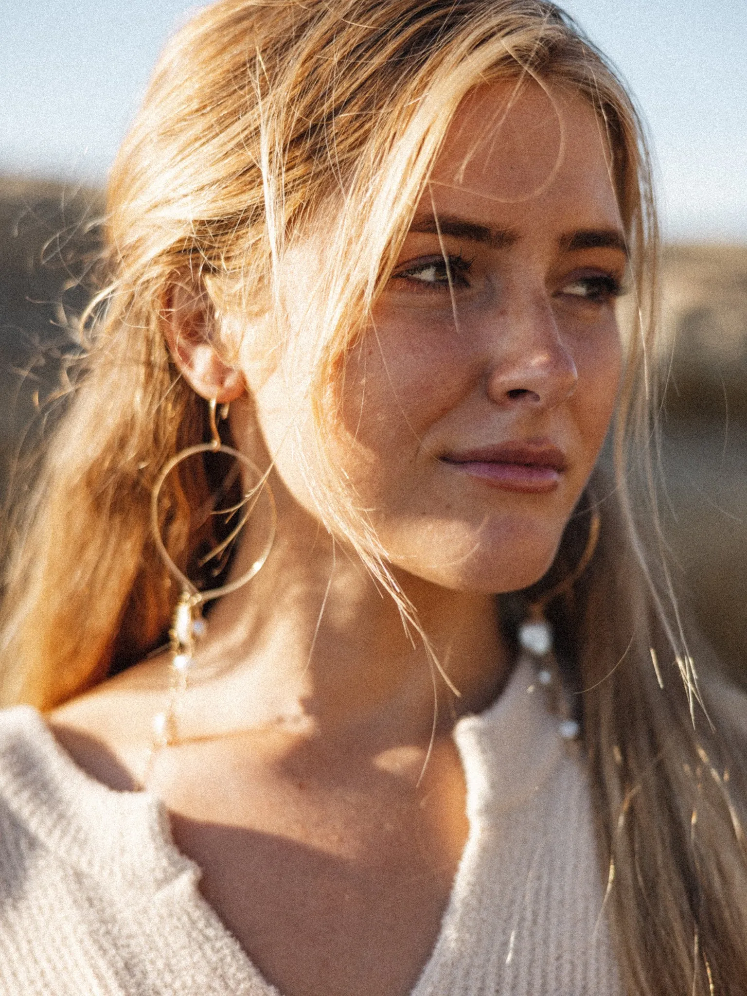Love of Pearls Hoop Earrings