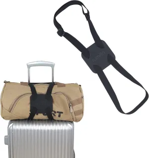 Luggage Straps Bag Bungee Luggage Straps Suitcase Adjustable BeltAdd a Bag Easy to Travel Suitcase Elastic Strap Belt  (Black)