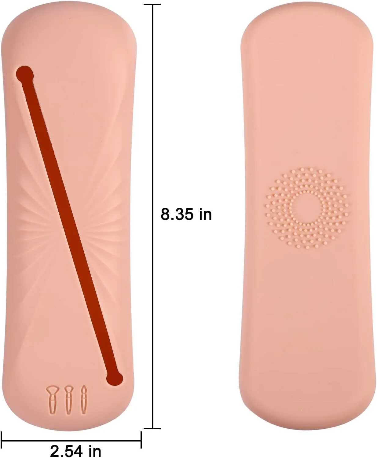 Makeup Brush Holder Large Capacity Travel Silicone Makeup Brush Bag Portable Cosmetic Face Brushes Holder Soft and Sleek Travel Essentials (Khaki)