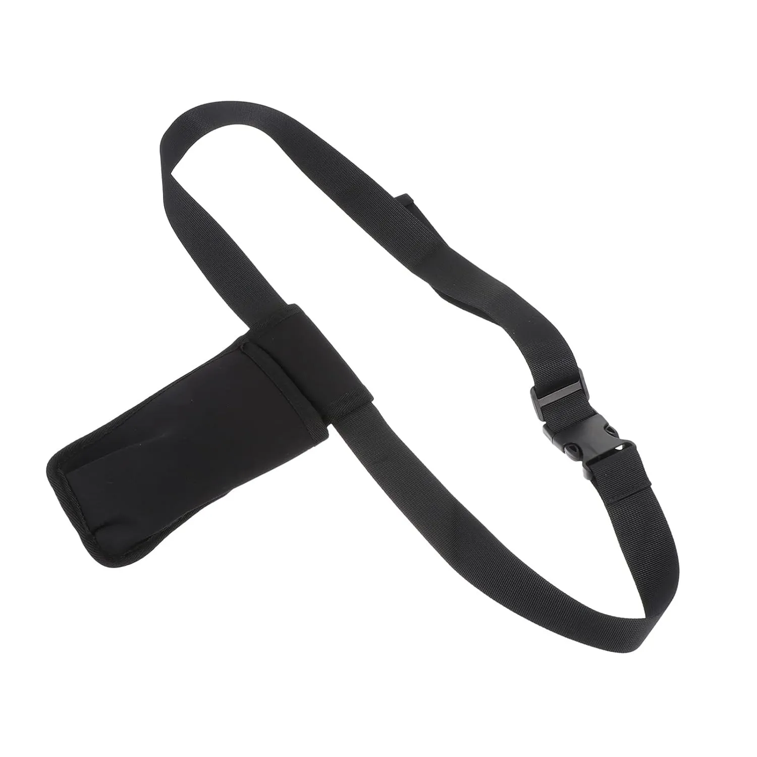 Makeup Brush Holder Massage Oil Bag Waist Adjustable Massage Lotion Bottle Pouch Soft Comfortable Waist Pack with Easy- clip Buckle for Spa Salon Black Adjustable Stand