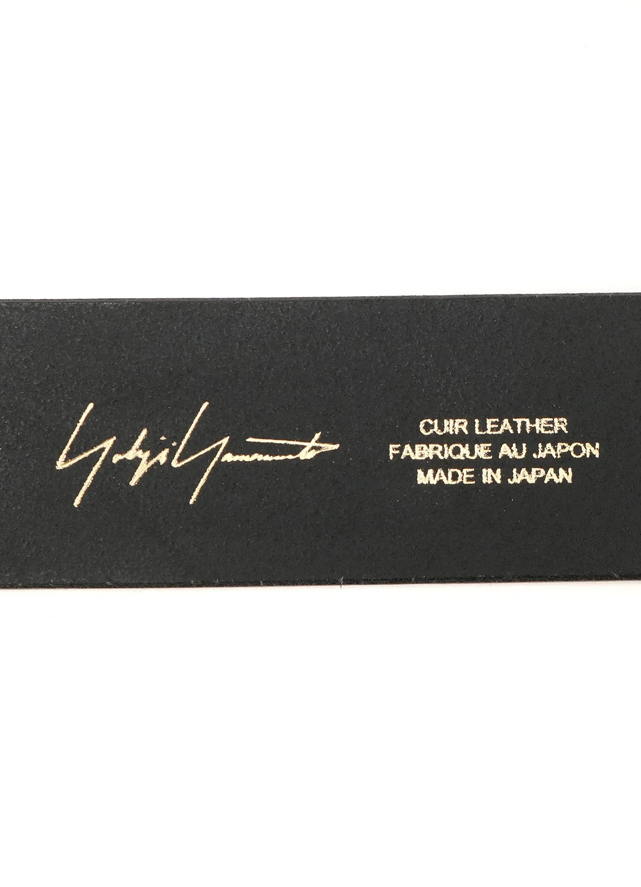 MATT SOFT OIL LEATHER 40MM PLAIN BELT