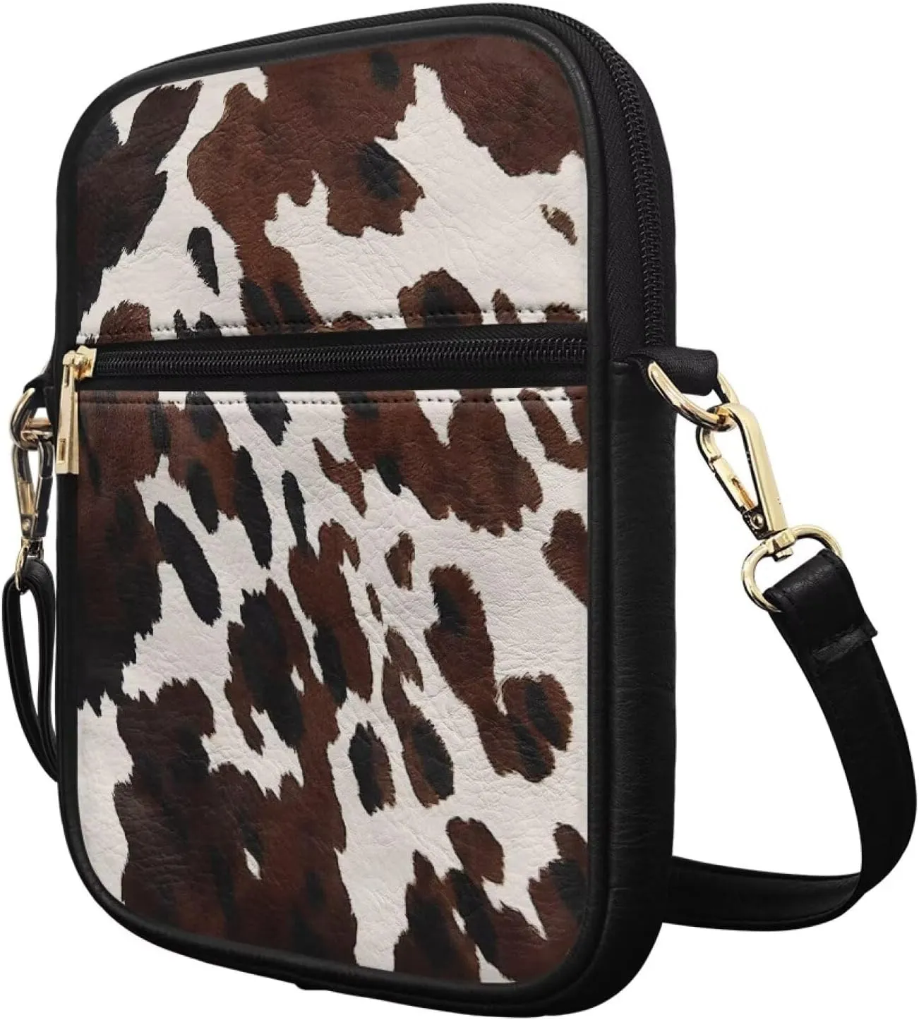 Mens Messenger Bag Leather Lightweight Crossbody Wallet Phone Bags Women Mini Purse Cell Phone Shoulder Bags