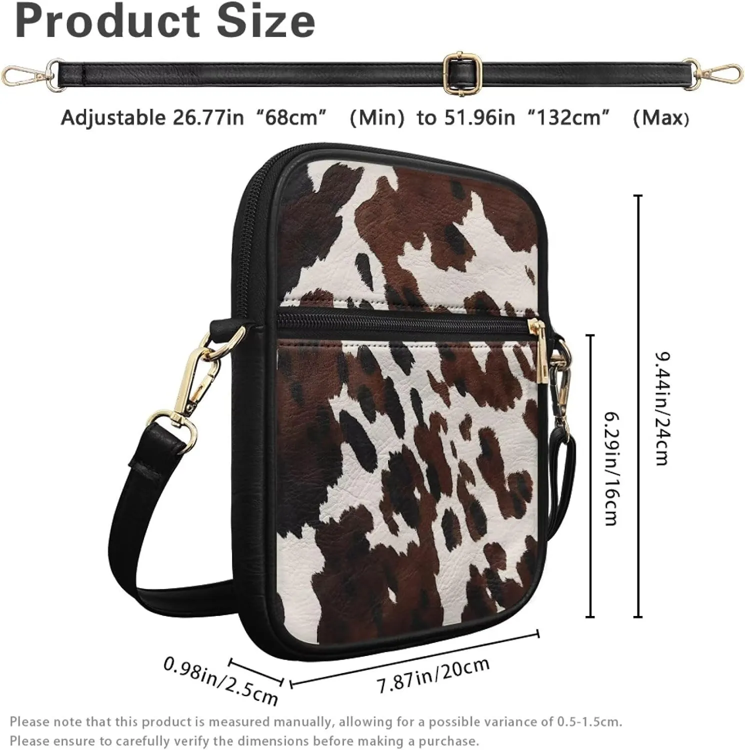 Mens Messenger Bag Leather Lightweight Crossbody Wallet Phone Bags Women Mini Purse Cell Phone Shoulder Bags