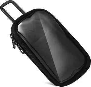 Mikikit Portable Organizer Bag Lightweight Tpu Travel Pouch for Phones Music Players Sundries Versatile Waist Attachment for Travel