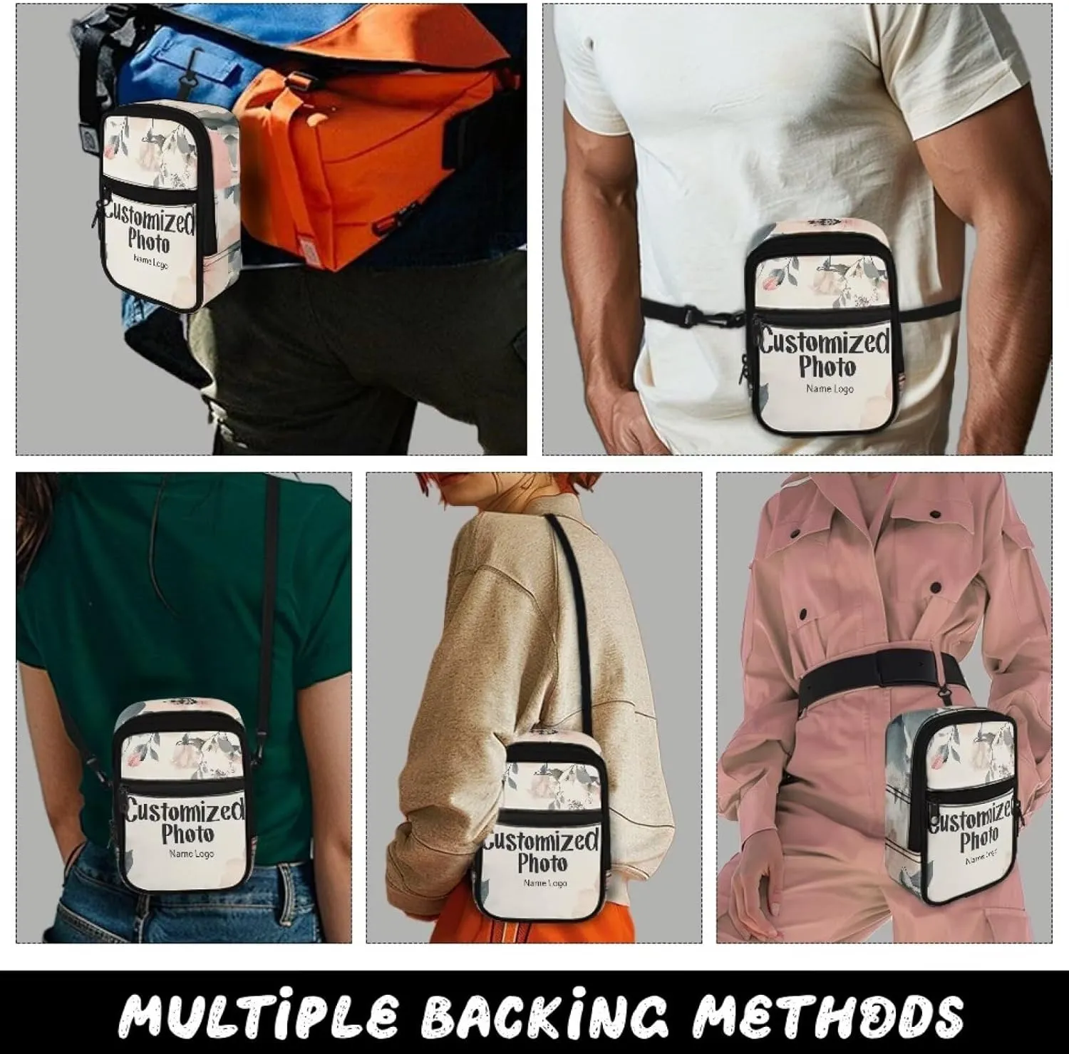 Mini Crossbody Bags for Women Lightweight Small Crossbody Bags Back Pack Fanny Pack Travel Pouch Shoulder Bag