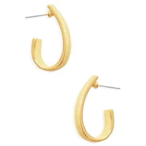 Mini half hoop earrings