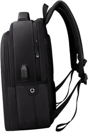 NUOBESTY Waterproof Backpack Laptop Bag Outdoor Business Student Large Capacity 13-15 Inches Breathable Mesh Charging Port Comfortable Shoulder Straps