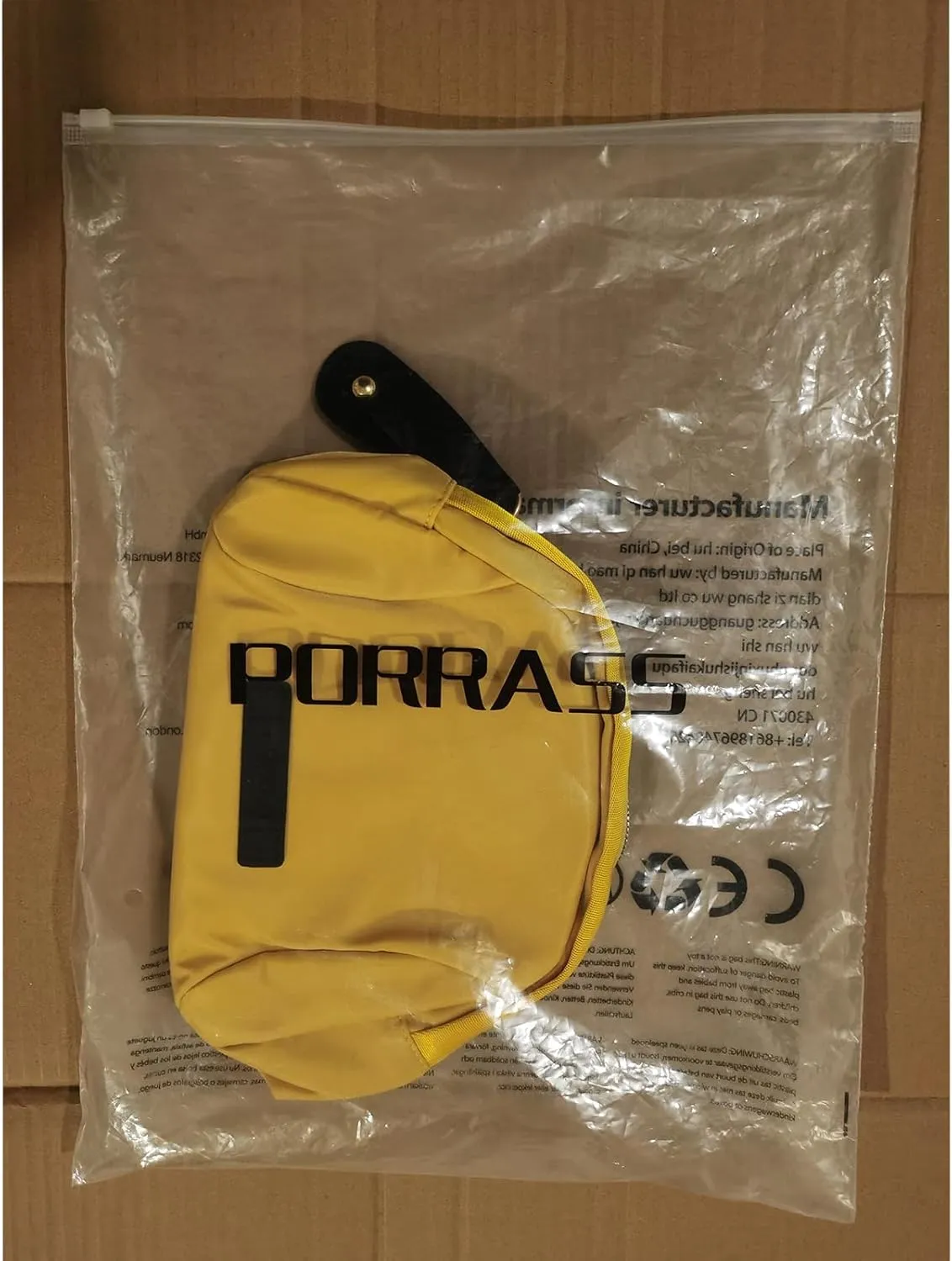 PORRASSO Women Crossbody Bag Casual Shoulder Bag Lightweight Waist Pack