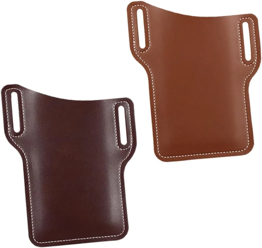 PU Cell Phone Waist Bag Outdoor Phone Protective Pouch for Men Mixed Light Durable Cell Phone Pouch for Travel and Sports
