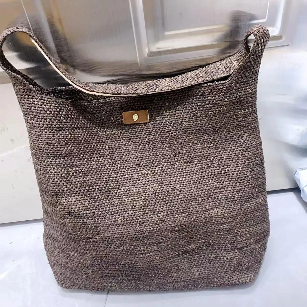 Raffia Straw Woven Handbag Shoulder Crossbody Bucket Bag Hobo Totes Versatile Large Capacity Beach Vacation Bohemian Chic