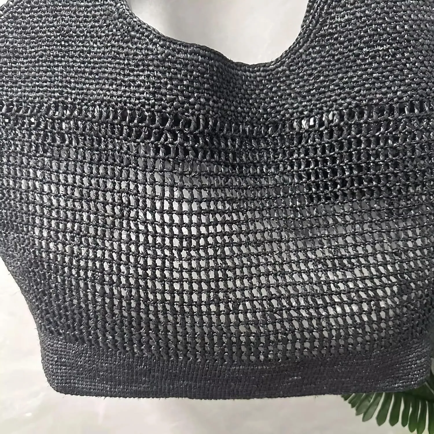 Raffia Straw Woven Totes Shoulder Crossbody Bag Handbag Hobo Hollow Beach Vacation Seaside Crochet Versatile Purse Chic