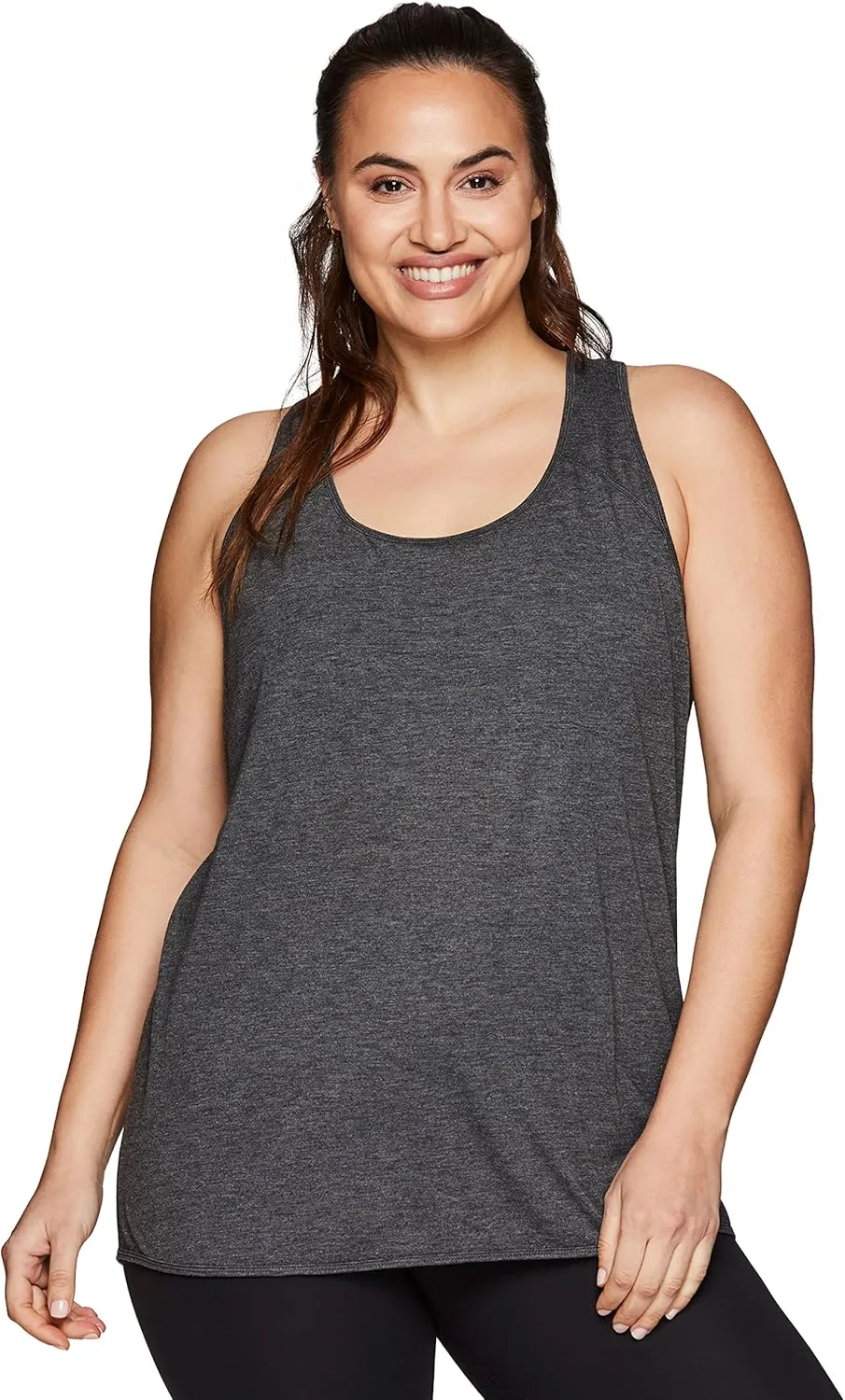 RBX Active Women's Plus Size Sleeveless Relaxed Fashion Workout Yoga Tank Top