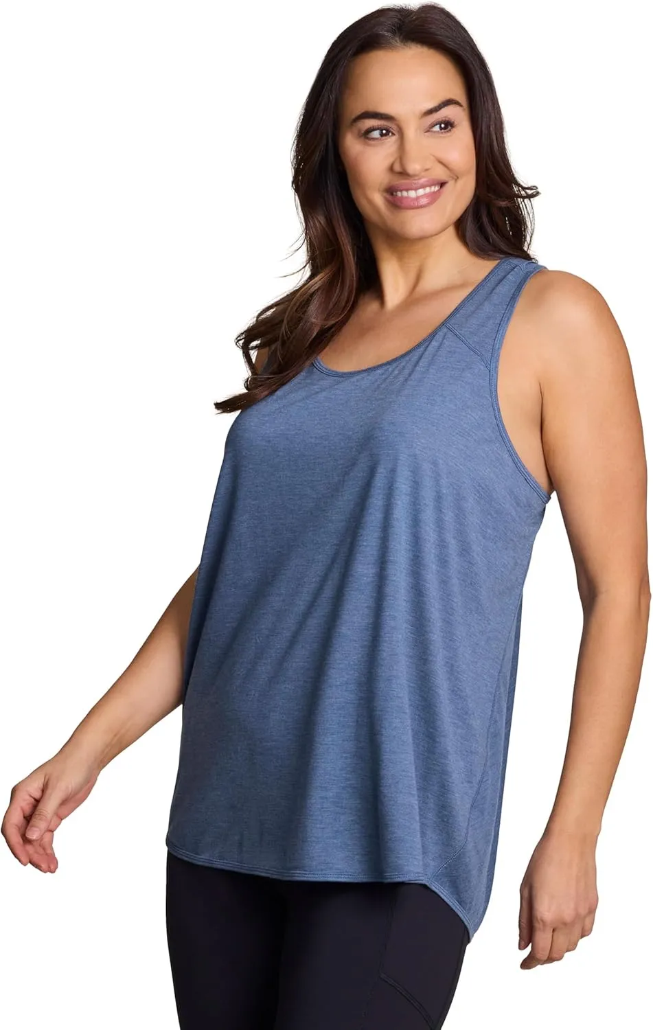 RBX Active Women's Plus Size Sleeveless Relaxed Fashion Workout Yoga Tank Top
