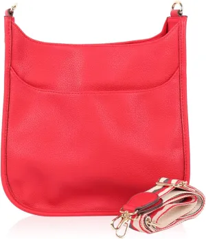 RIAH FASHION Versatile Vegan Leatherette Tote Bag - Faux Leather Purse Canvas Shoulder Strap, Leopard, Snake Print Shopper