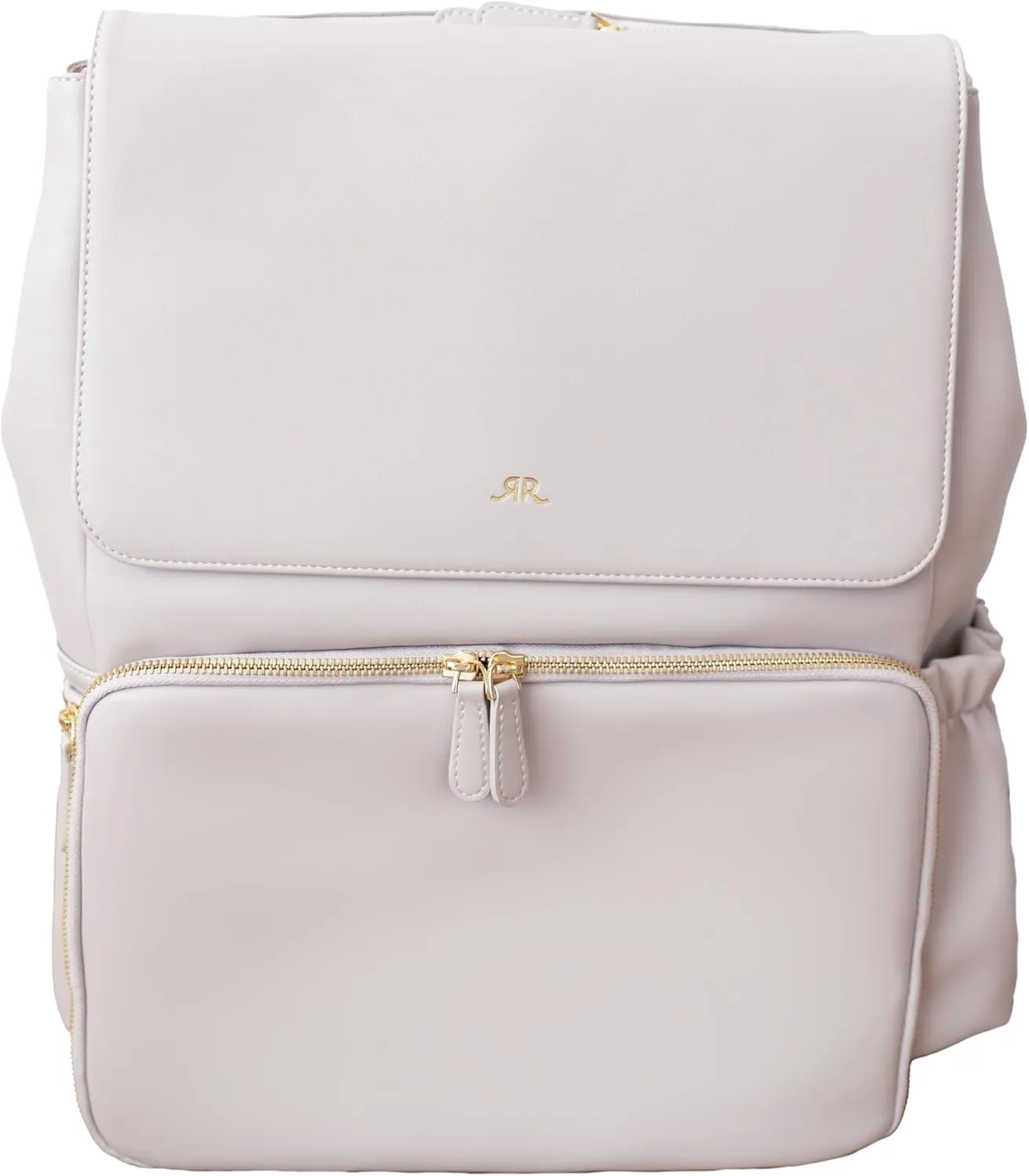 Ruby Camera Backpack  Sleek, Durable Vegan Leather Bag with Gear Dividers, Laptop Compartment, and Side Access for Cameras & Gear, Gray