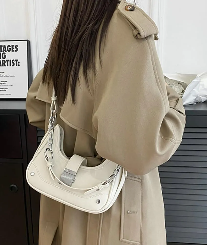 Shoulder Bag Purse for Women Trendy Plaid Hobo Bags Small Crescent Saddle Bags Tote Handbag Crossbody Bag