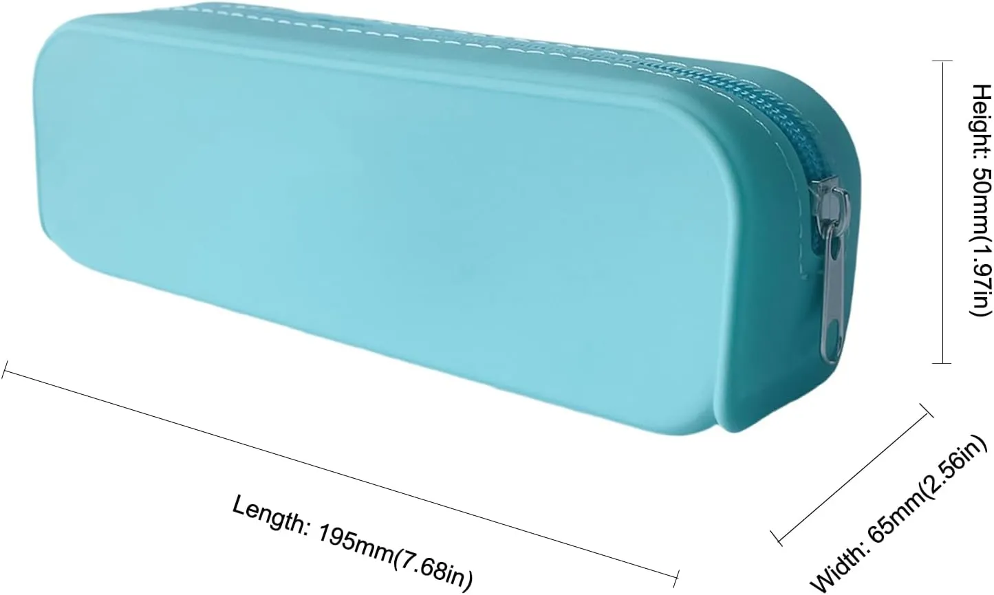 Silicone Makeup Brush Holder Travel Cosmetic Bag, Portable Cosmetic Brushes organizer, Small Travel Makeup Brush Case (Light Green)