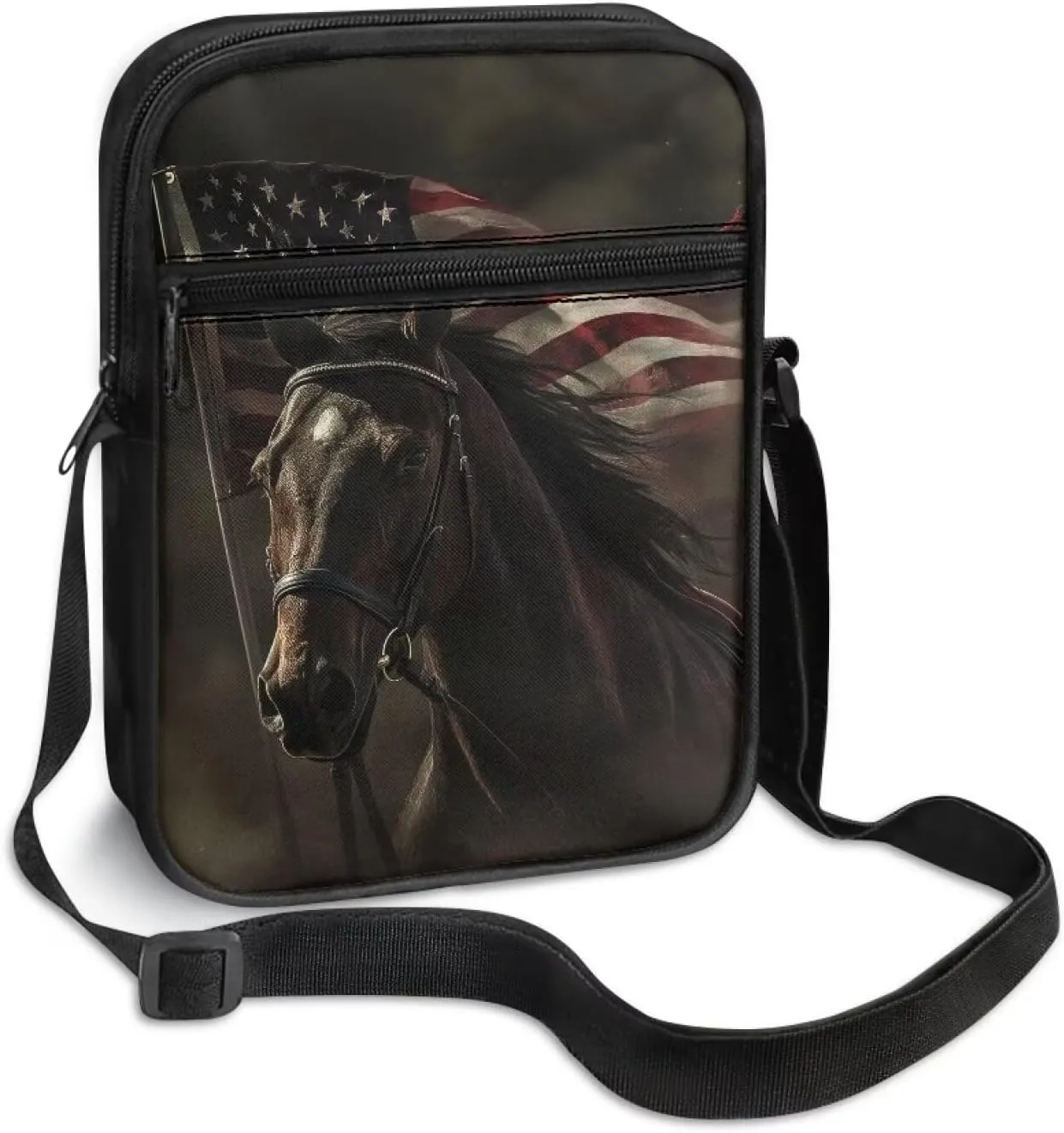 Small Messenger Bag Small Crossbody Bags for Women Men Sling Bag with Adjustable Strap and Pockets