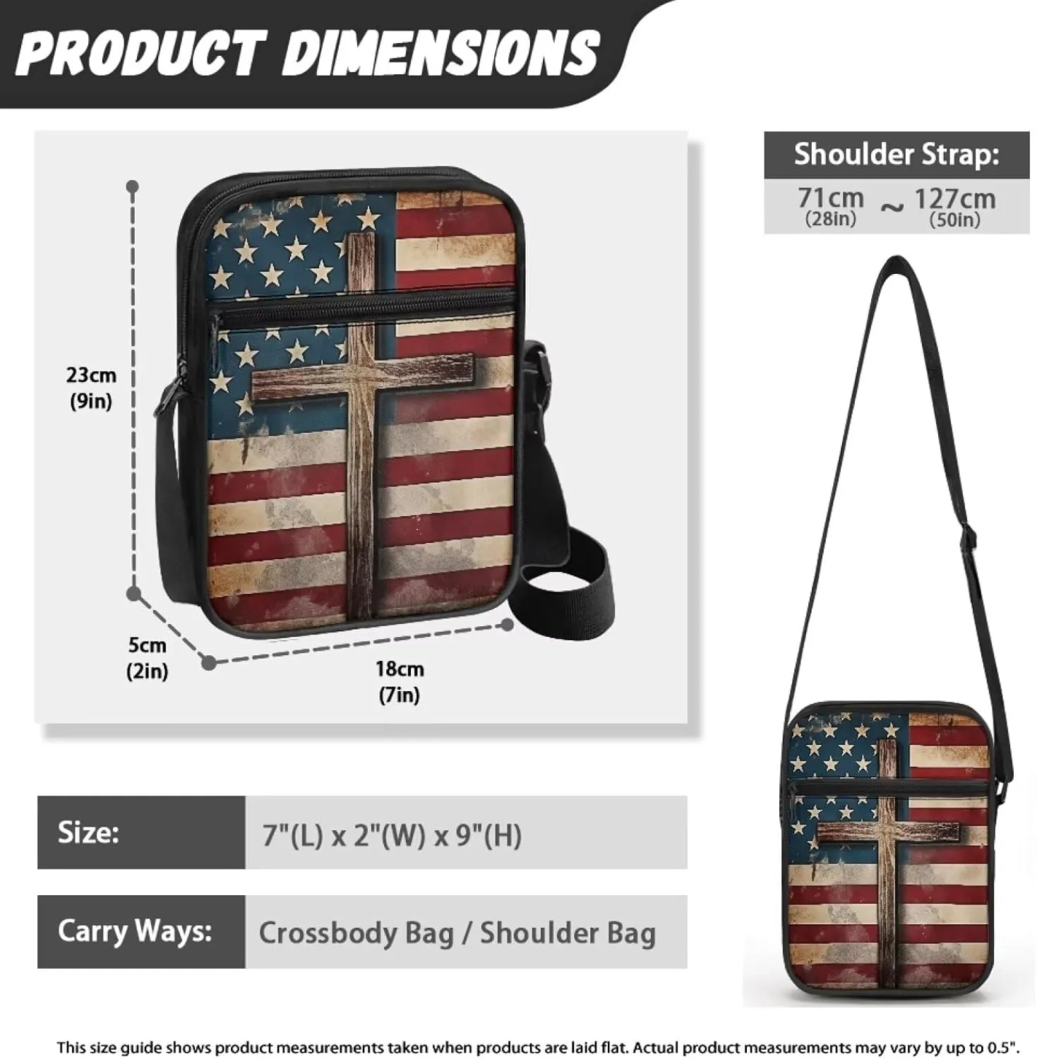 Small Messenger Bag Small Crossbody Bags for Women Men Sling Bag with Adjustable Strap and Pockets
