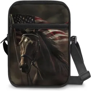 Small Messenger Bag Small Crossbody Bags for Women Men Sling Bag with Adjustable Strap and Pockets