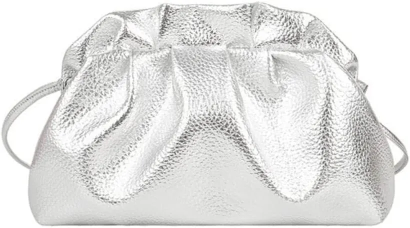Small Purses for Women Trendy Aesthetic Bag Purse Metallic Crossbody Hobo Shoulder Bags Wallets