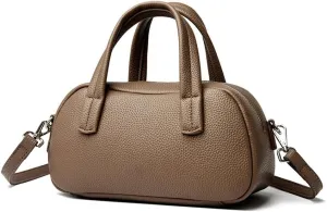 Small Vegan Leather Top Handle Purse for Women - Versatile Satchel Handbag, Crossbody Tote Bag, and Shoulder Bag