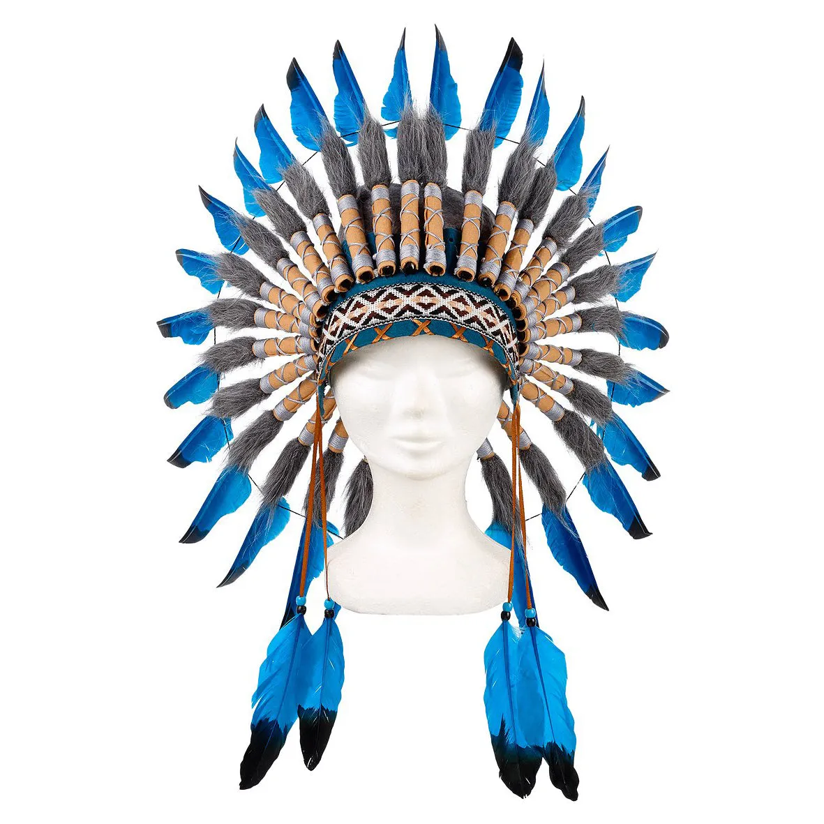 Souza Navanjo Indian Headdress Blue