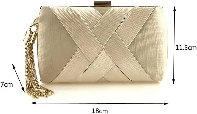 Tassel Women Evening Bags Wedding Party Clubs Daily Use Wedding Clutch Bags for Women
