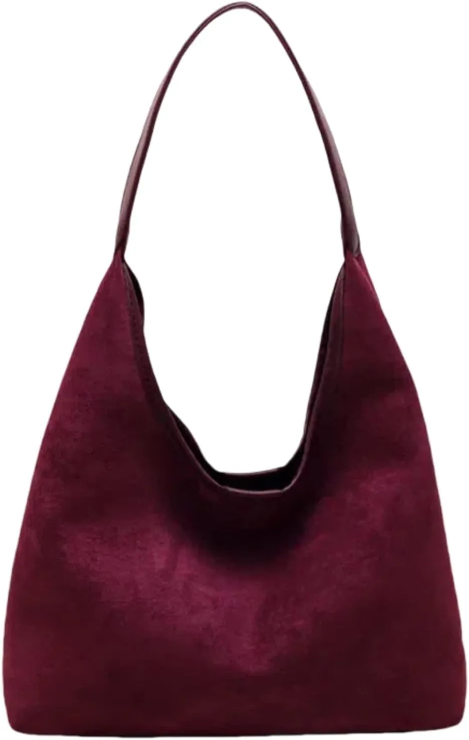 Tote Bags for Women Work Bags Suede Purse Slouchy Bag Hobo Handbag Office Tote Handbag for Shopping Large Brown Shoulder Bag