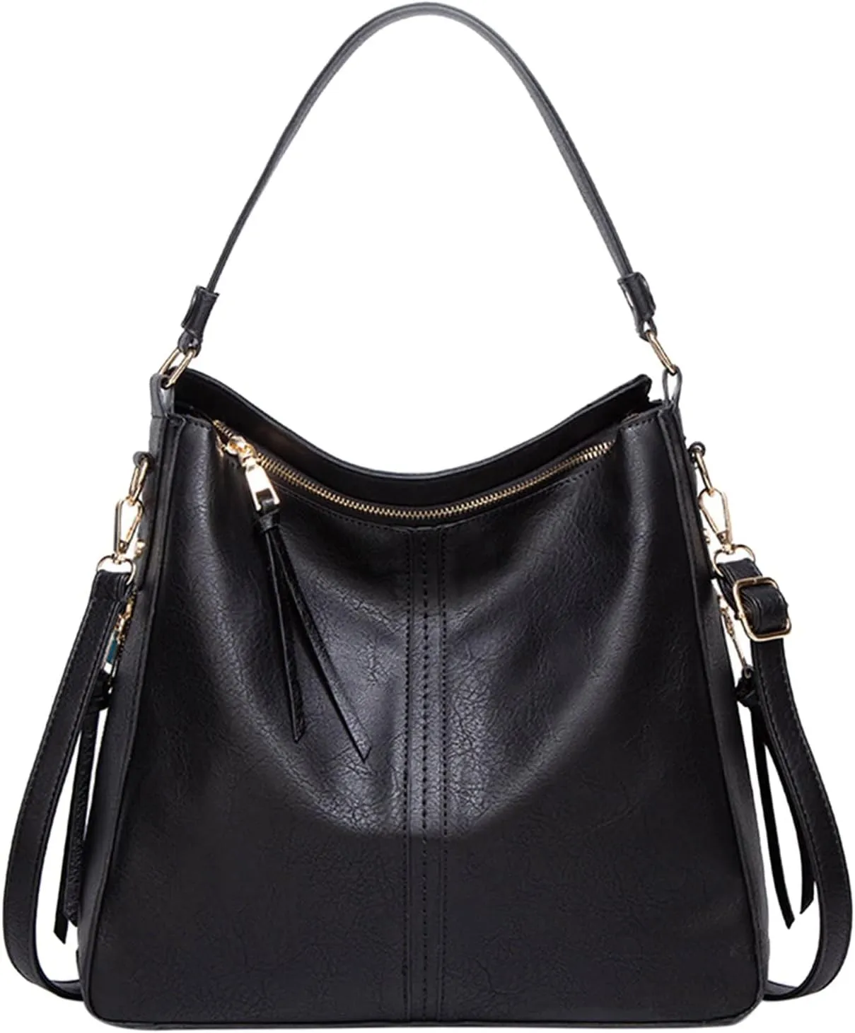 Totes For Storage Hobo Handbags Large Designer Ladies Bag Bucket Purse Faux Leather For Shopping Travel