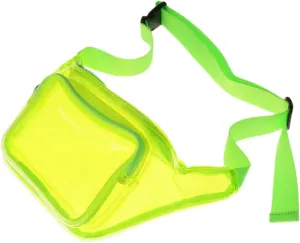 Transparent Fanny Pack for Women Lightweight Cross Body Waist Bag with Strap for Travel Shopping and Festivals Design for Everyday Use