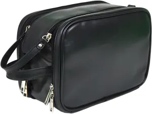 Travel Toiletry Bag for Men  Water-Resistant Travel Organizer Bag - Versatile Container for Toiletries, Accessories - Ideal for Travel and Home Use Hanging Toiletry Bag (Black)