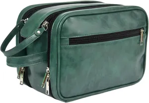 Travel Toiletry Bag for Men  Water-Resistant Travel Organizer Bag - Versatile Container for Toiletries, Accessories - Ideal for Travel and Home Use Hanging Toiletry Bag (Green)