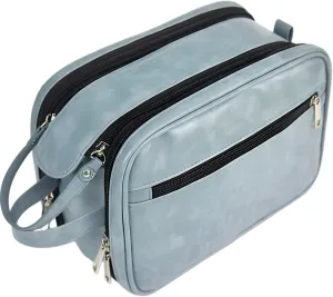 Travel Toiletry Bag for Men  Water-Resistant Travel Organizer Bag - Versatile Container for Toiletries, Accessories - Ideal for Travel and Home Use Hanging Toiletry Bag (Sky Blue)