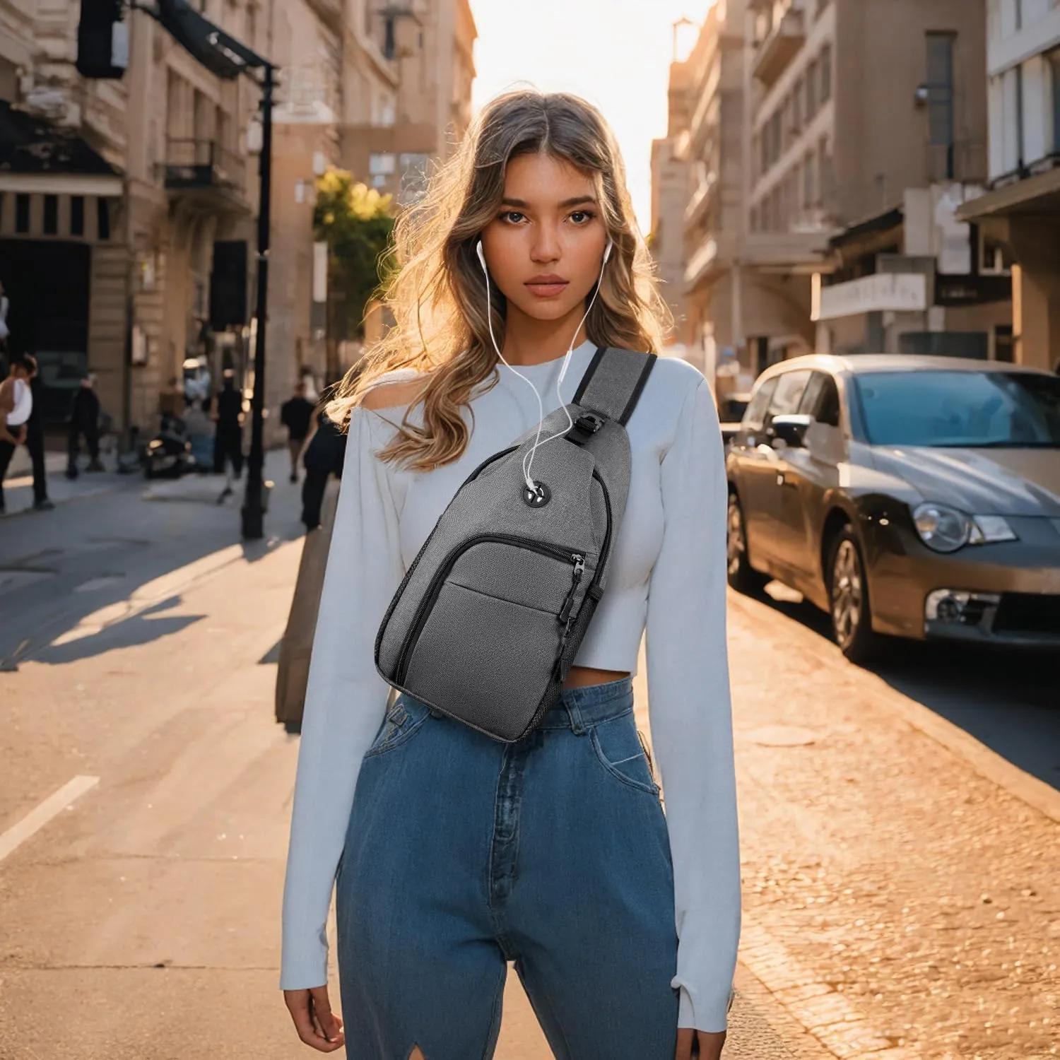 Tuwubi Crossbody Bags for Women Trendy,Sling Bag for Men with Adjustable Shoulder,Travel Essentials Backpack for Traveling