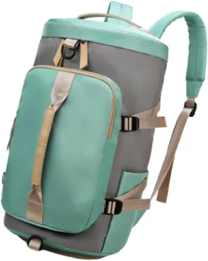Versatile Nylon Tote Bag Spacious for Travel Gym Shopping Easy Zipper Access for Work Weekend Beach Days