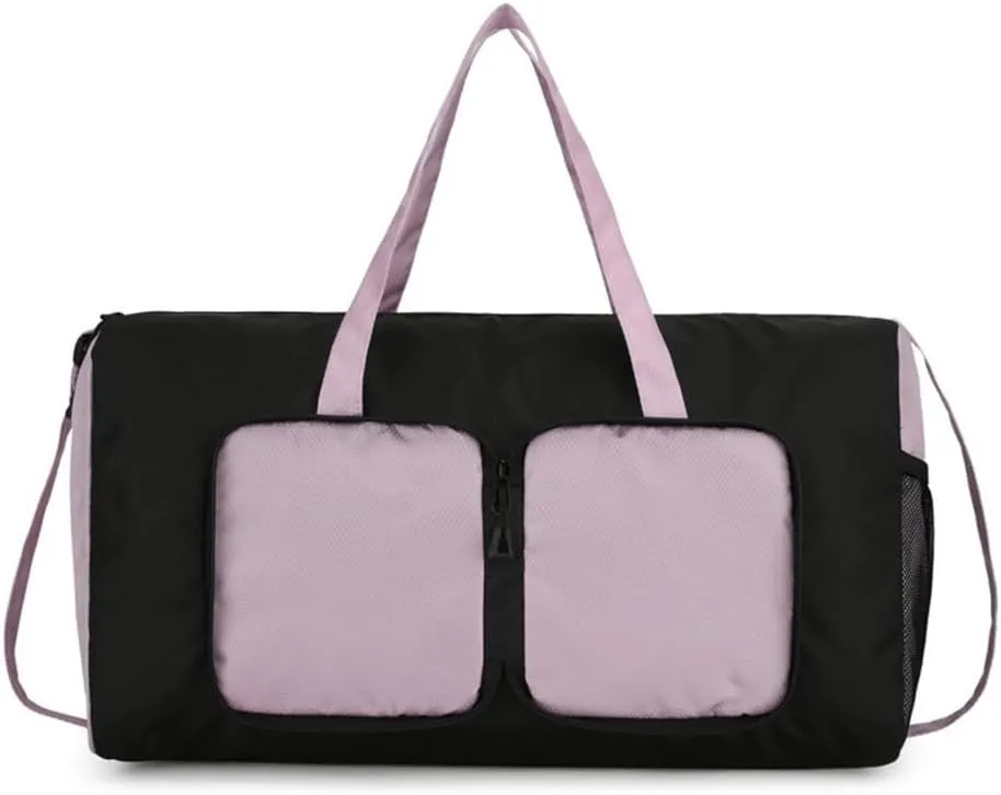 Versatile Travel Foldable Garment Bag with Adjustable Strap Large Waterproof Overnight Bag Beach Swim Bag for Sports Gym